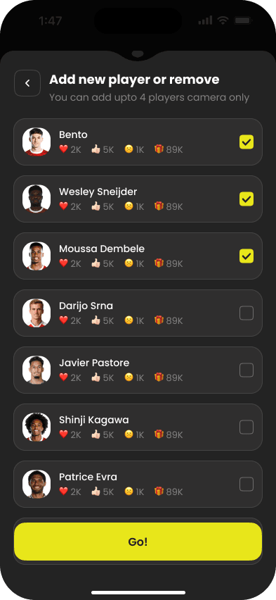Player Camera Select